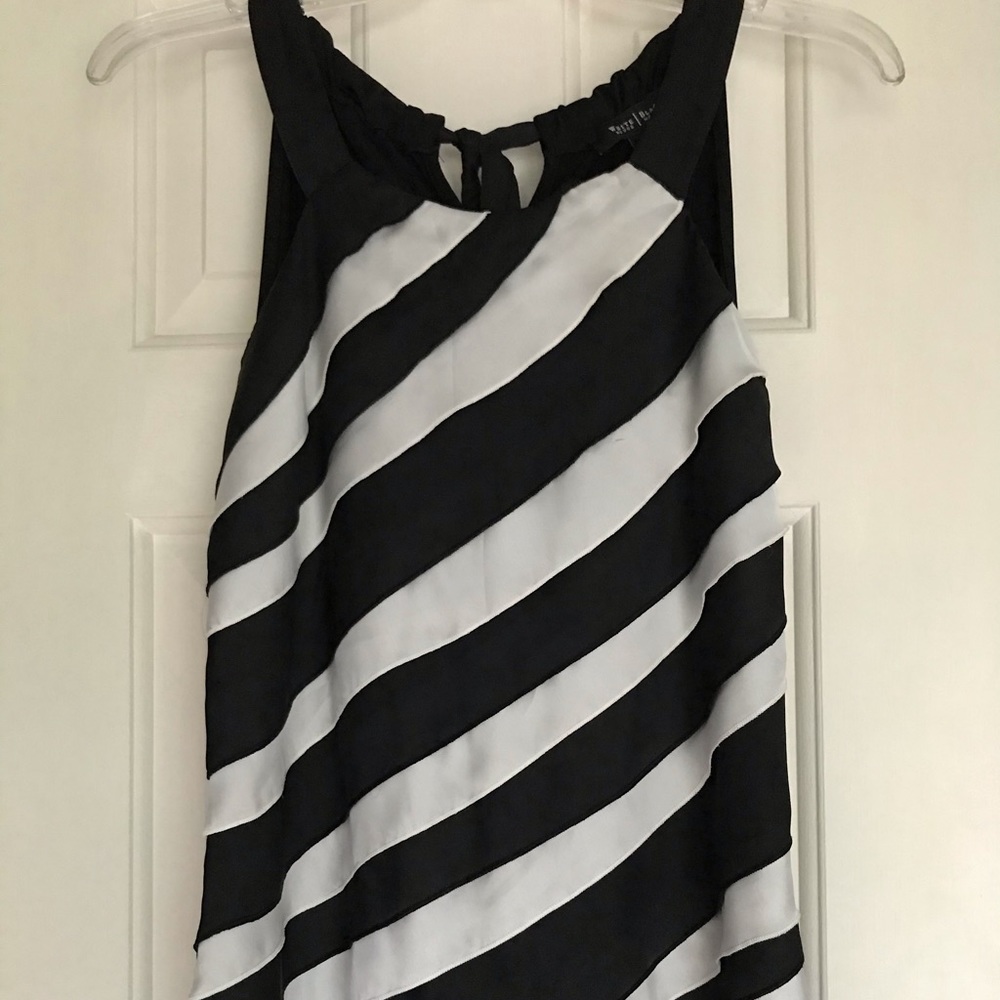 White House Black Market stripped tank like new